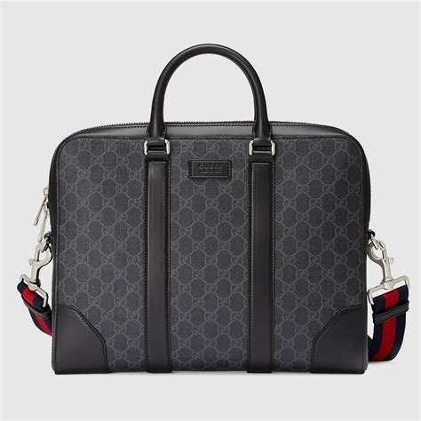 gucci leather briefcases.